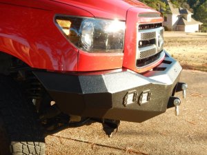 Toyota Tundra Front Bumper - DV8 Offroad - Steel Construction, 2 Stage Powder Coat Finish - Textured Black - `07-`13 Toyota Tundra Front Bumper - DV8 Offroad - Steel Construction, 2 Stage Powder Coat Finish - Textured Black - `07-`13